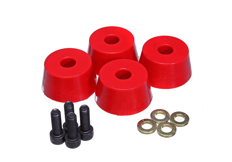 Toyota 4Runner Bump Stops - Front - Energy Suspension - Hyper Flex - Red - `96-`02